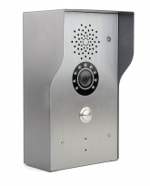 E21XS - E21 Intercom Surface-mount Weather and Security Housing, Brushed Steel